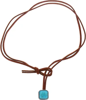 Turquoise Choker Necklace Handmade Layered Boho Minimalist Western Beaded Turquoises Heart Bar Pendant Necklace lightning Jewelry for Women