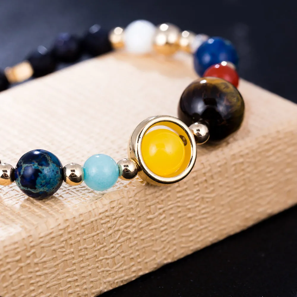 Universe Planets Beads Bracelets Fashion Jewelry