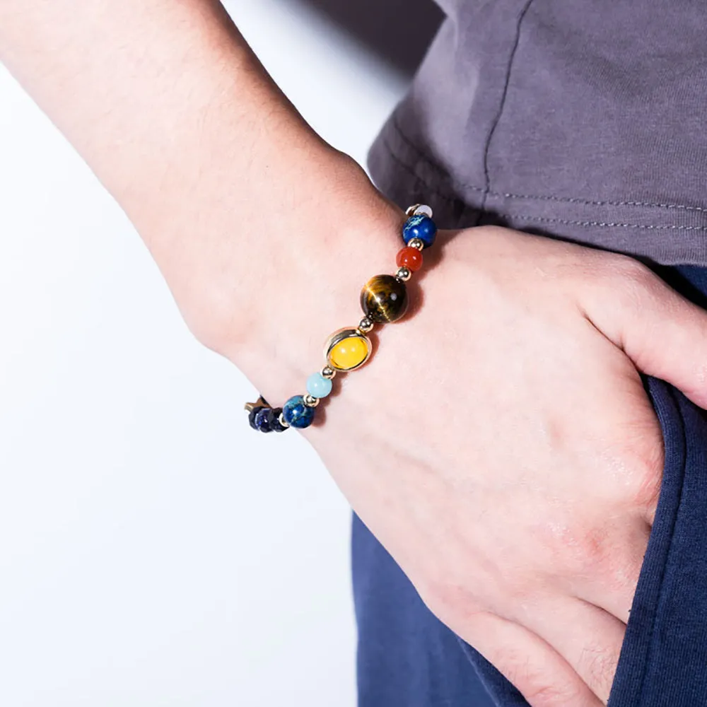 Universe Planets Beads Bracelets Fashion Jewelry