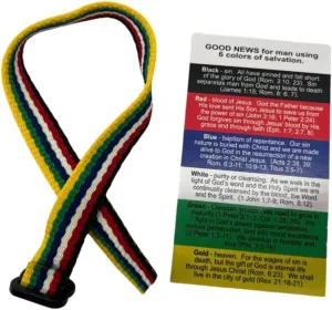 Westmon Works Plan of Salvation Bracelet Wristband and Inspirational Prayer Card Set Christian Youth Fashion Accessory