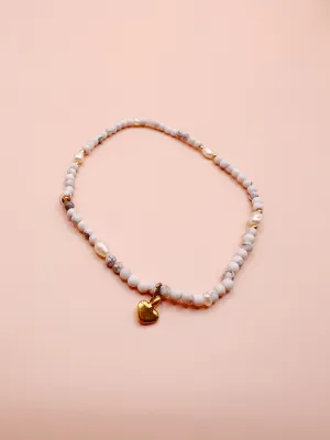 White   Pearl Beaded Bracelet