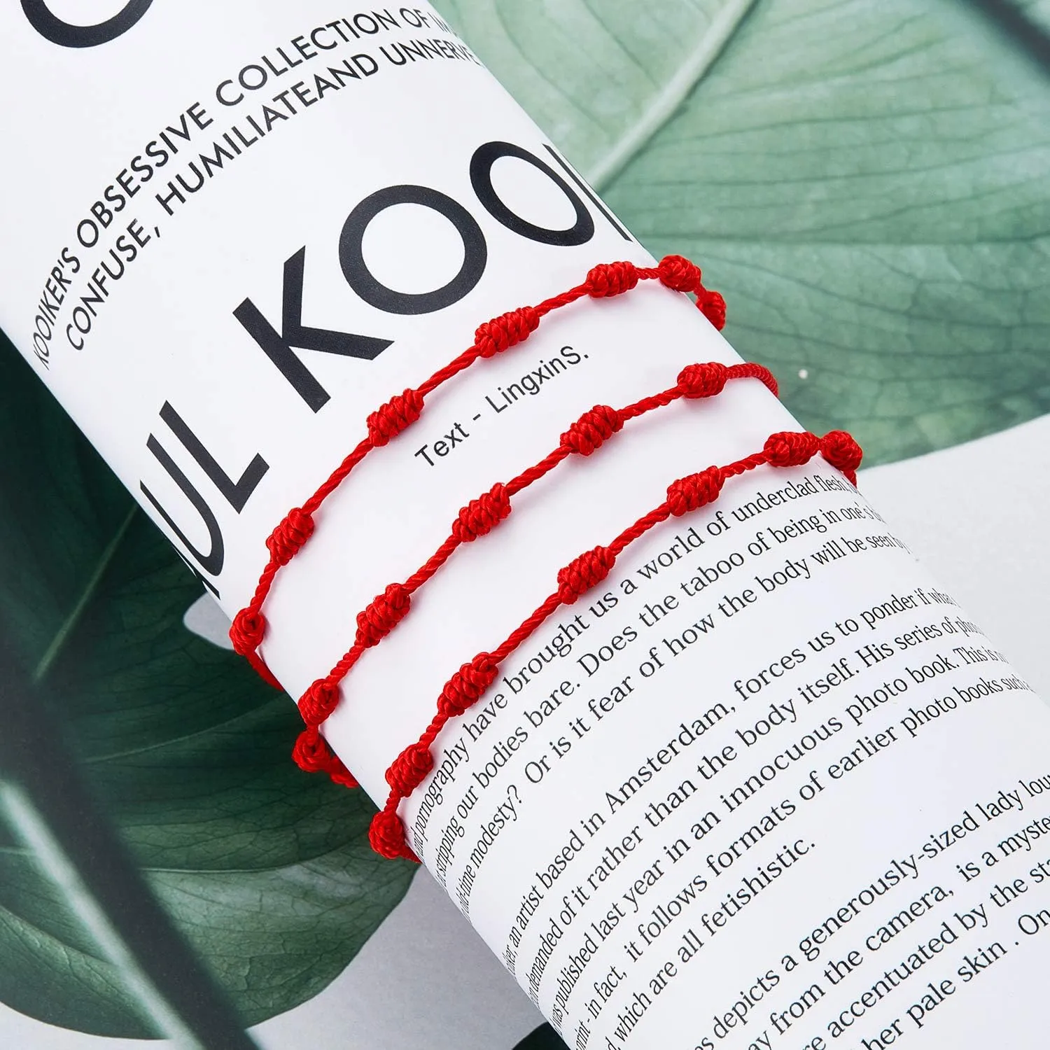 WILLBOND 6 Pieces Red String Bracelets Red Cord Bracelet Adjustable Knot String Bracelet Amulet for Protection, Evil Eye and Good Luck