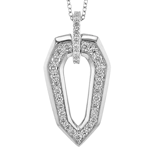 ZP1228 Pendant in 14k Gold with Diamonds
