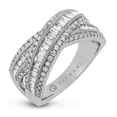 ZR1719 Right Hand Ring in 14k Gold with Diamonds